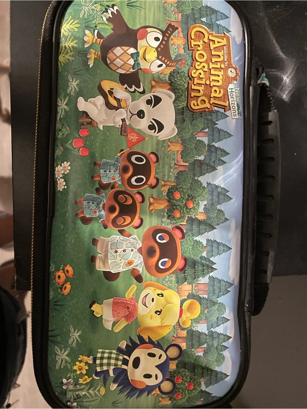 Animal Crossing Themed Nintendo switch Carrying Case - Colorful Character Print